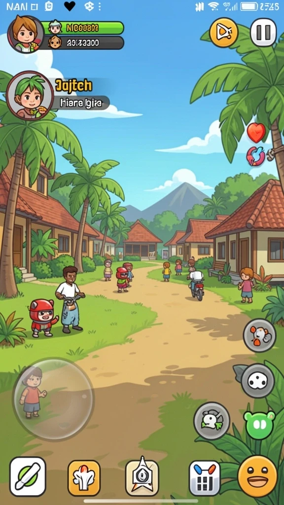 dragon777 - Screenshot dari event spesial dengan banyak pemain berpartisipasi.