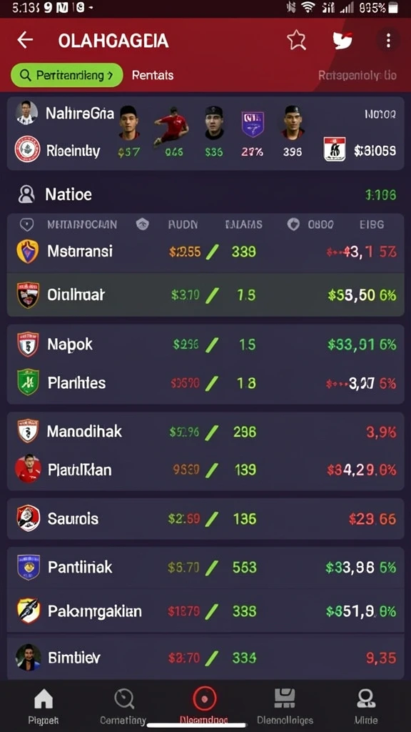 eyangpoker - Menu permainan yang mudah dinavigasi.