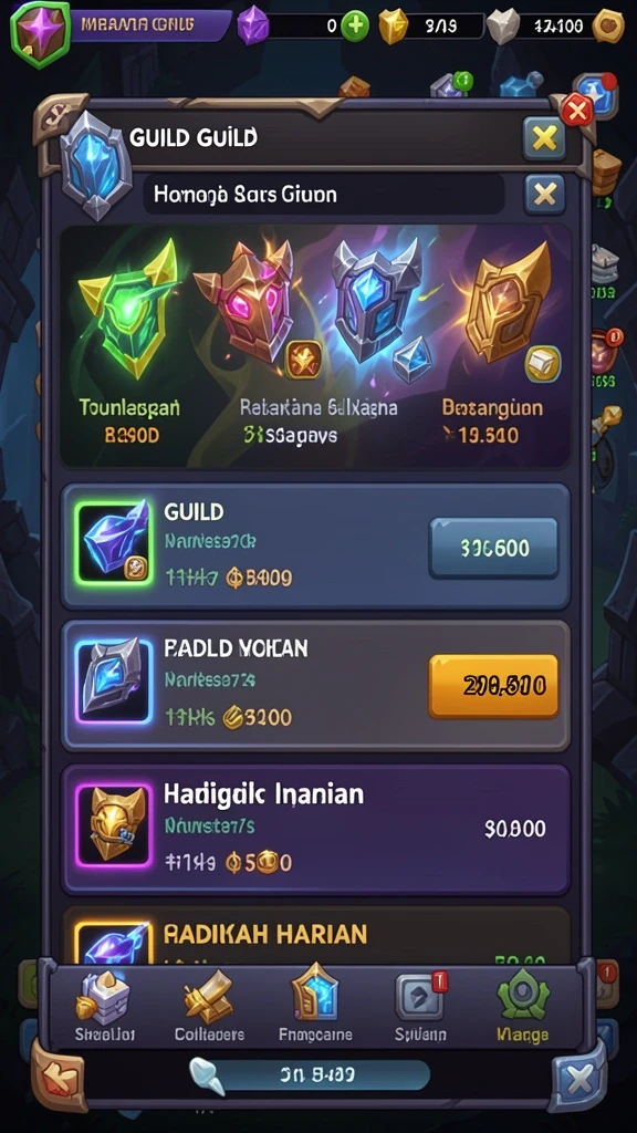 idagame - Screenshot menampilkan pilihan permainan yang beragam.