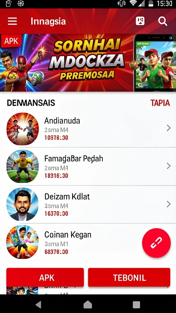 joyputar - Tampilan antarmuka JOYPUTAR yang menarik dan colorful.
