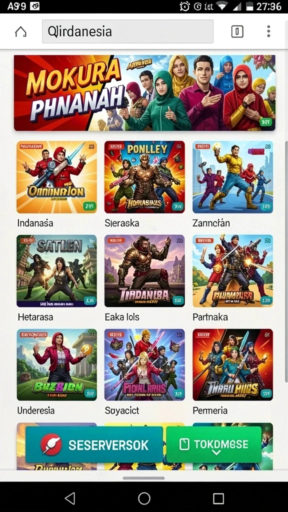 republik77 - Screenshot saat pemain menyelesaikan tantangan menarik.